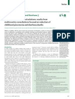 Bottlenecks, Barriers, and Solutions Results From Multicountry Consultations Focused On Reduction of Childhood Pneumonia and Diarrhoea Deaths