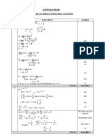 Answer Scheme 2018-2 Kulai Term 2 STPM Trial Exam 2018: y X y X e y Dy D D X X X X Ydx DX DX