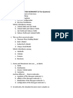 Electron Configuration Worksheet (2-Tier Questions) : Group 3 - IX-Edison