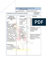 Planificación de Unidad de Ciencias Sociales (Nivel Basico)