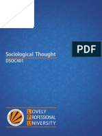 Dsoc401 Sociological Thought English PDF