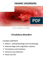 Hemodynamic Disorders: BY Dr. Birhane H (MD)