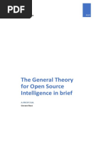 The General Theory For Open Source Intelligence in Brief. A Proposal.