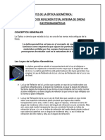 Leyes de La Óptica Geométrica