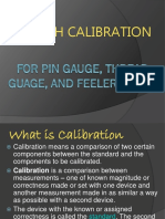 Length Calibration For Pin Gauge and Feeler Gauge. - Sarmiento