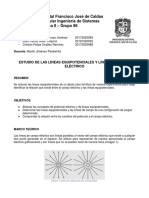 Laboratorio 1, Líneas Equipotenciales de Campo (Desarrollo)