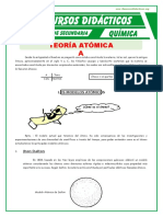 Teoria Atomica para Segundo de Secundaria