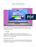 Tally Install PDF