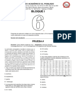 Evaluación Sociales Grado 6 p2