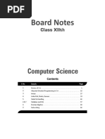 Board Notes: Computer Science