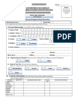 Well Fare Officer Form