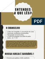 Estudo - Entendes o Que Lês