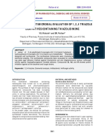 Synthesis and Antimicrobial Evaluation of 1, 2, 4 Triazole Derivatives Containing Thiazolidinone