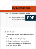 A. Practical Teaching Skills