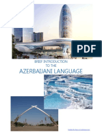 Azerbaijani Language: Brief Introduction To The