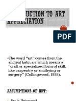 Introduction To Art Appreciation