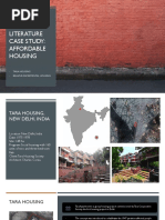 Literature Case Study: Affordable Housing