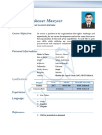 CV Template