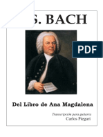 Bach Minuet 1 y 7 Transc C Piegari PDF