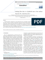 Numerical Study On Cavitating Flow Due To A Hydrofoil Near A Free Surface