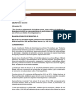 Decreto 531 de 2010