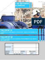 Datos Mecánicos para Bombas Perifericas