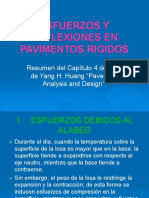 Esfuerzos y Deformaciones en Pavimentos Rígidos Huang