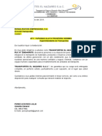 Carta de Presentacion Araciemsda