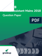 IBPS RRB Office Assistant Mains 2018