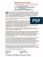 Cenpeg Call For Foi Support Iacc Statement Final Nov 13 2010