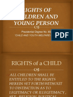 Rights of Children and Young Person