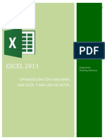 INTERMEDIO Excel 2013 Optimización Con Funciones, Gráficos y Análisis de Datos