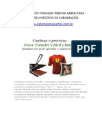 Curso de Sublimação