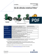 Guía de Selección de Válvula Giratoria Fisher Fisher Rotary Valve Selection Guide Spanish Es 3873870