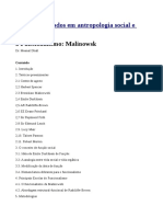 Funcionalismo: Malinowsk