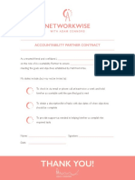 The NetWorkWise Accountability Partner Contract