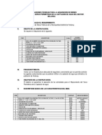 Especificaciones Tecnicas para La Adquisicion de Bienes-Sellihua