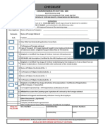 Checklist: Commonwealth Act No. 108