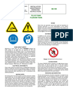 Plug Fans Plenum Fans: Installation Maintenance, Operating Instructions