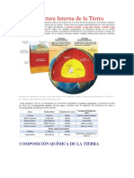 Estructura Interna de La Tierra