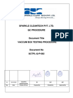 SCTPL Q SP 002 A1 Vaccum Box Testing Procedure