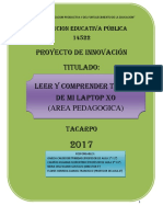 Proyecto de Innovacion Xo