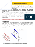 Isometría y Transformaciones Isométricas RESUMEN COMPLETO CON EJEMPLOS