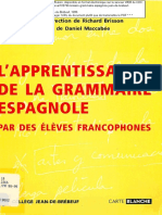 Brisson Grammaire Espagnole Jean de Brebeuf PAREA 1998 PDF