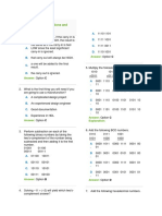 Digital Arithmetic Operations and Circuits