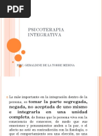 Psicoterapia Integrativa.