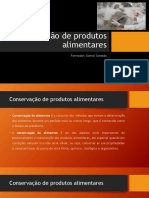 Conservação de Produtos Alimentares