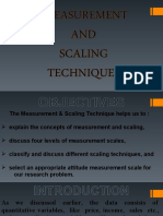 LCM Measurement and Scaling Techniques