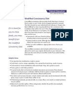 Northwestern Medicine Modified Consistency Diet April 2016