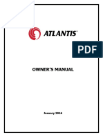 Owner'S Manual: January 2016